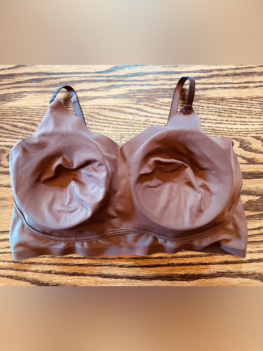 True & Co. True Body Lift Triangle Bra in Brown Cocoa, Medium - Picture 6 of 6